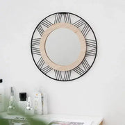 Espejo Industrial Madera