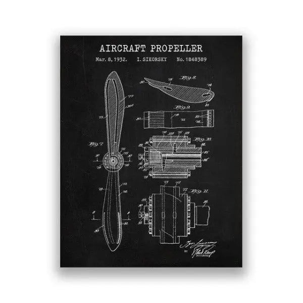 Cuadro Industrial Dibujo Técnico - Decoracion-Industrial.es