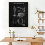 Cuadro Industrial Dibujo Técnico - Decoracion-Industrial.es